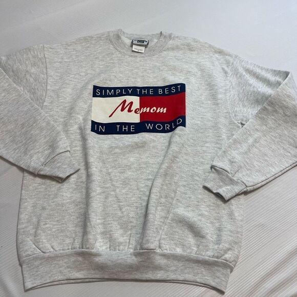 Lee Vintage Simply The Best MeMom VTG Sweatshirt Size Medium - Picture 1 of 7